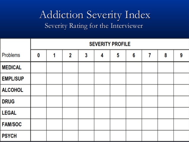 Clinical Evaluation Of Addiction Clinical Evaluation Of Addiction