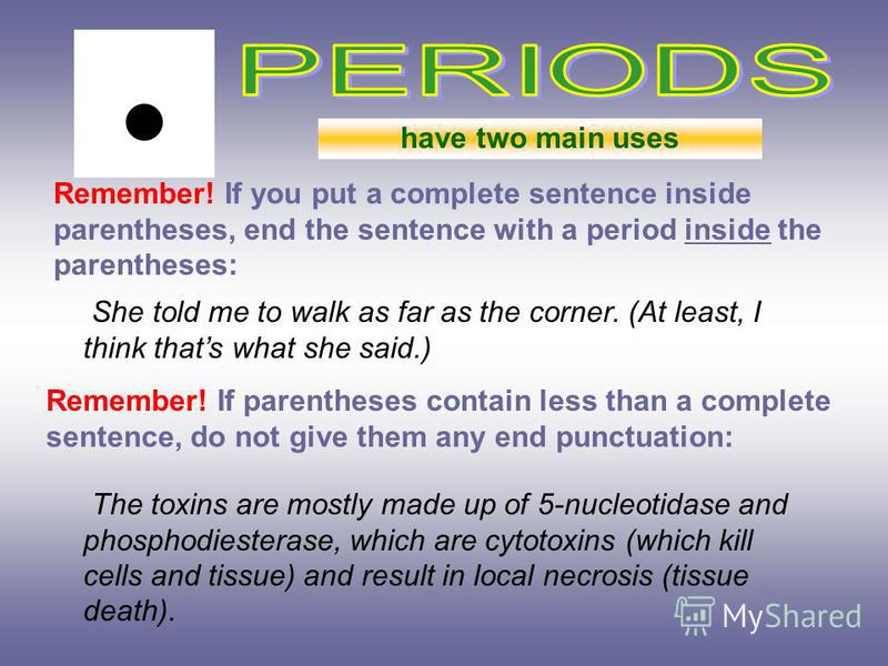 Period Placement: Inside or Outside Parentheses?