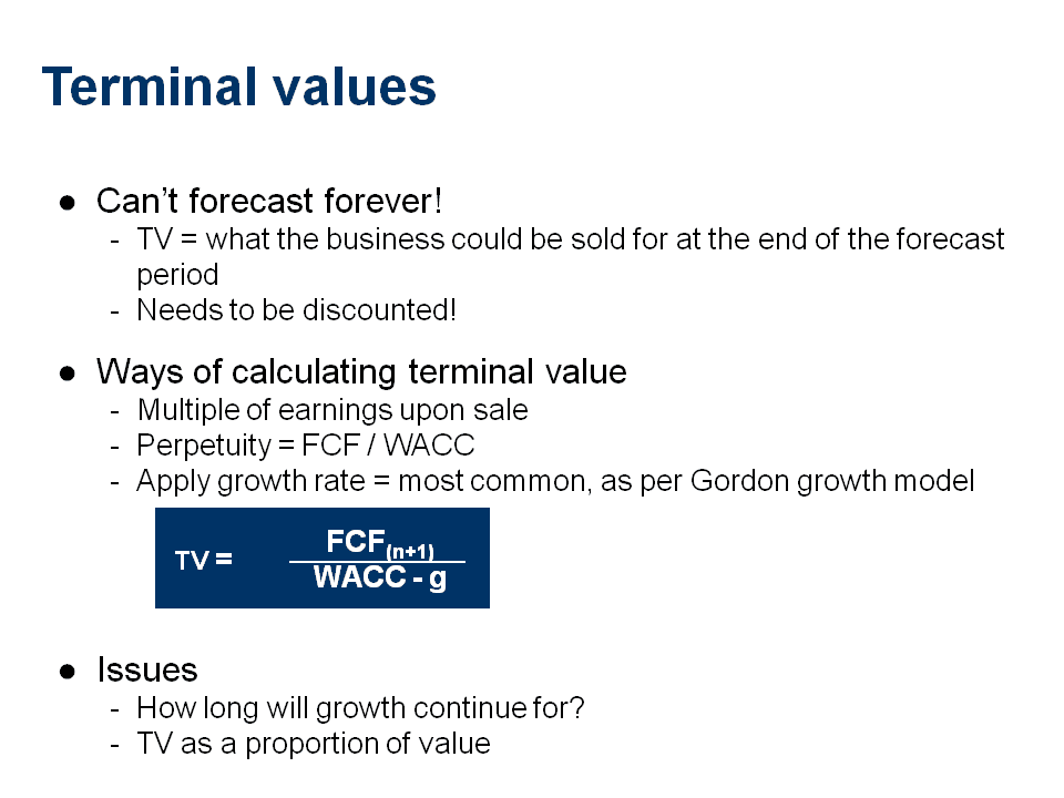 Financial Training Valuation Modelling Financial Training Valuation Modelling
