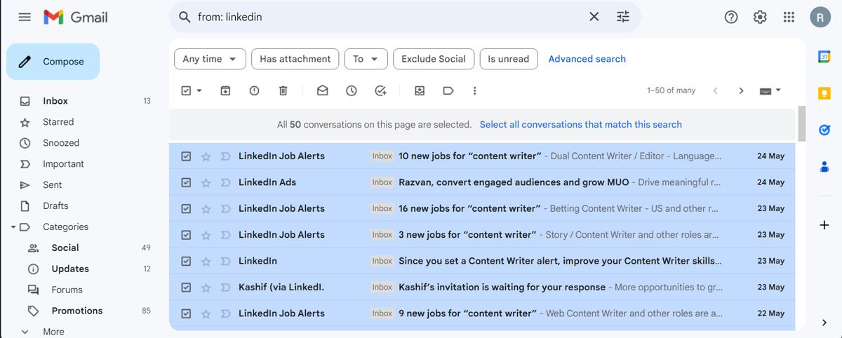 Gmail Easy Way To Delete All Emails From Particular Sender In Single Gmail Easy Way To Delete All Emails From Particular Sender In Single