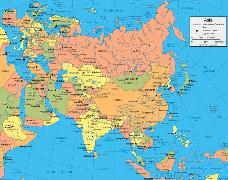 Exploring the Map of Asia and Europe: Key Insights